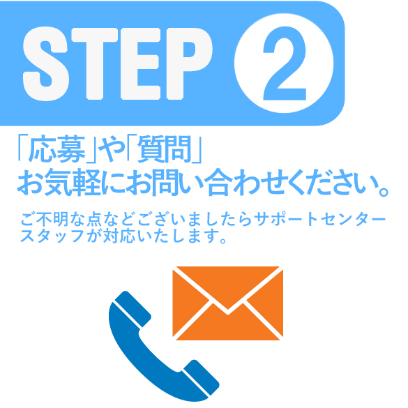  Step.02　お問い合わせ・相談
